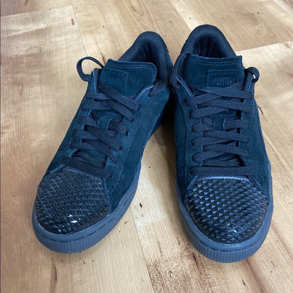 PUMA Suede Jelly Casual Black Sneakers | 7.5